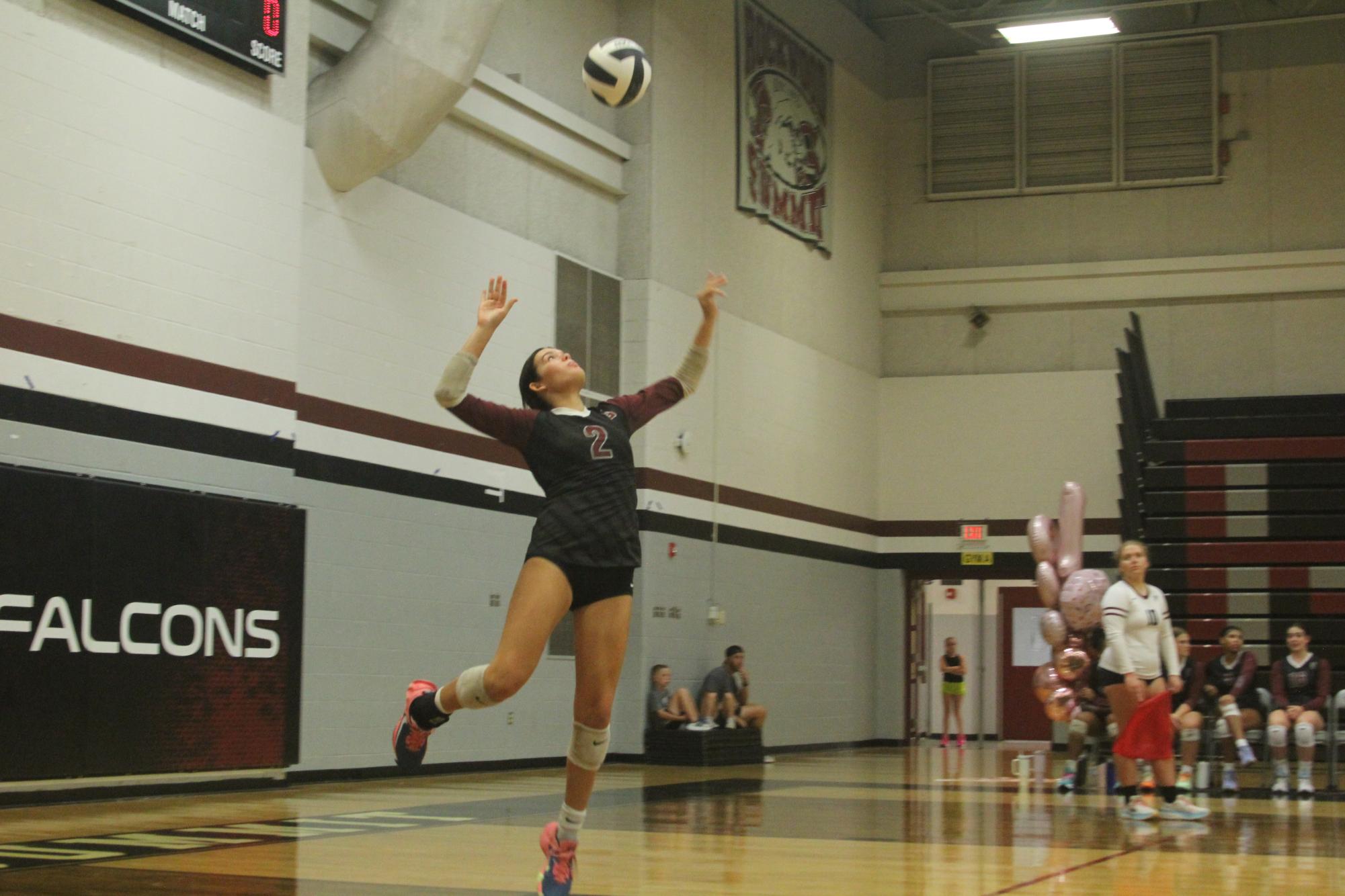 Volleyball competes against Parkway Central Colts