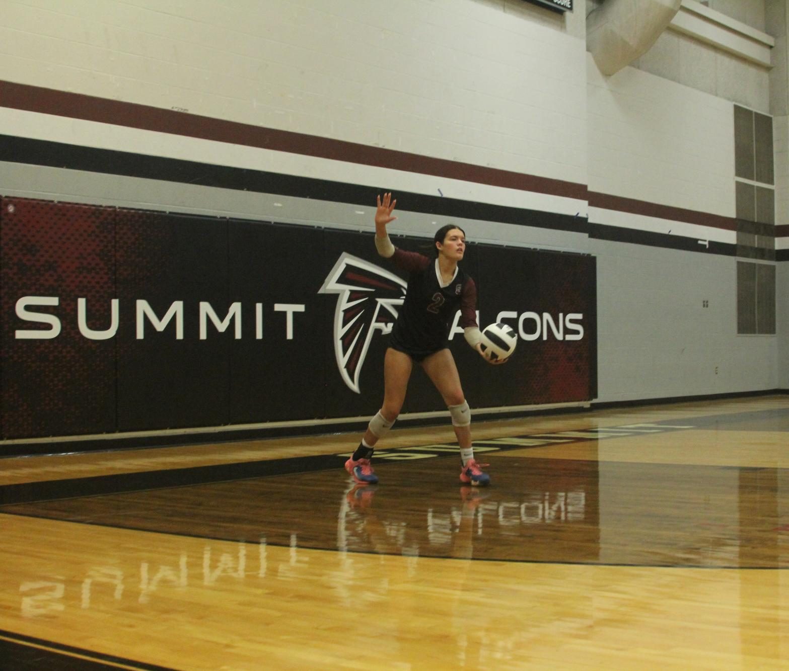 Volleyball competes against Parkway Central Colts