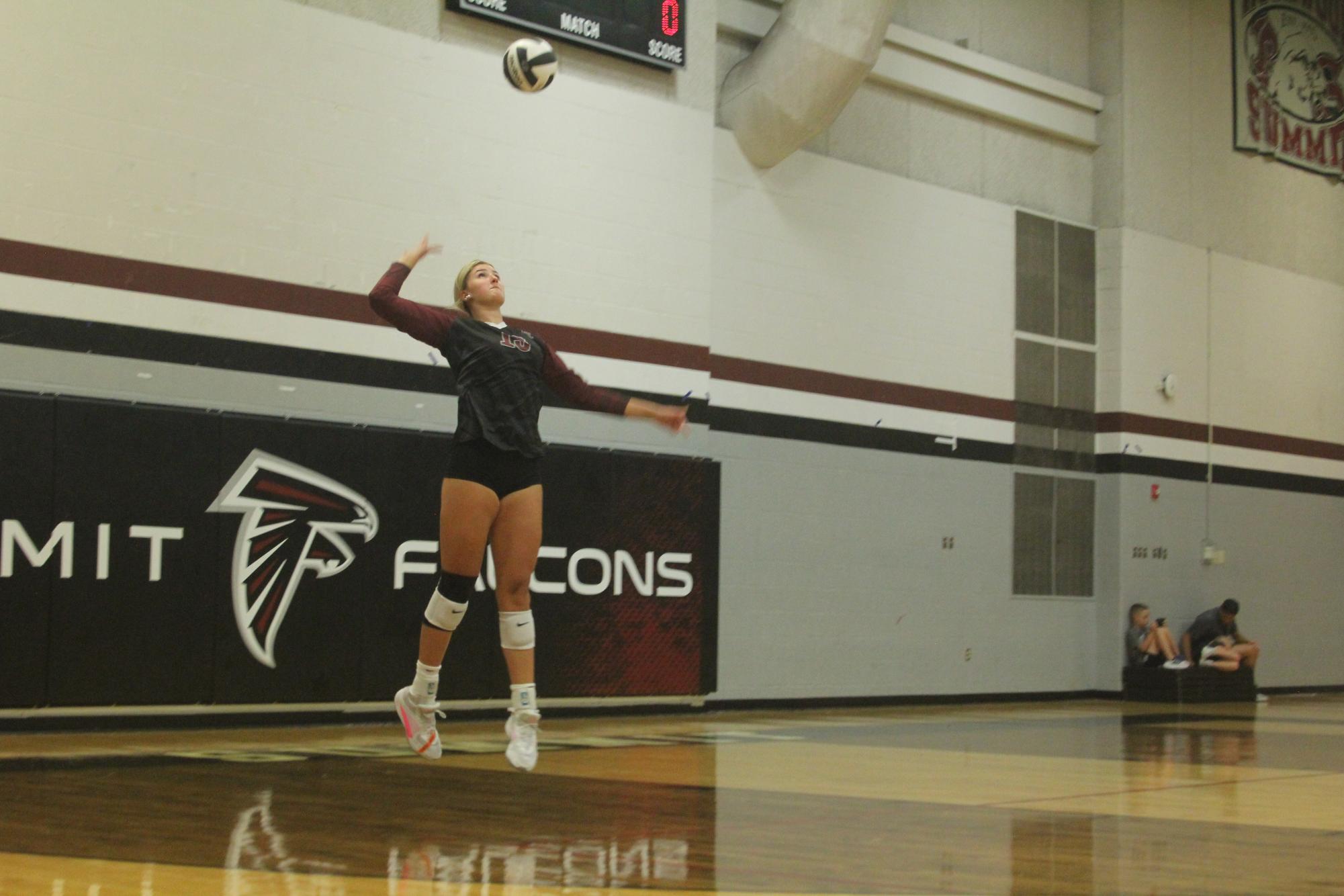 Volleyball competes against Parkway Central Colts