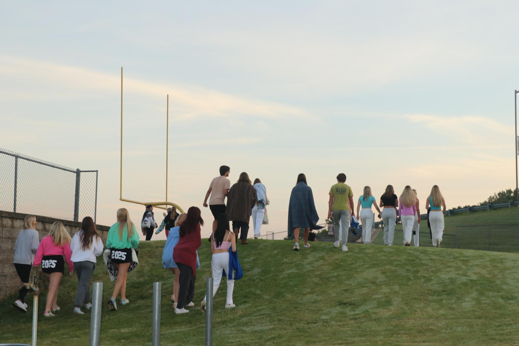 Seniors watch the sunrise into their new year