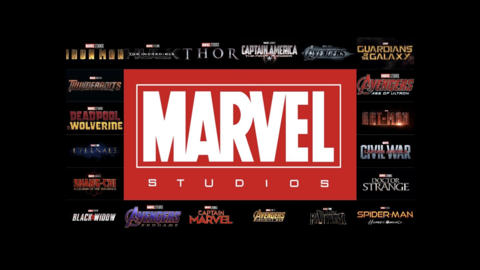 From left to right in chronological order, the major movies of the Marvel Cinematic Universe. (media created by Julia Worley)