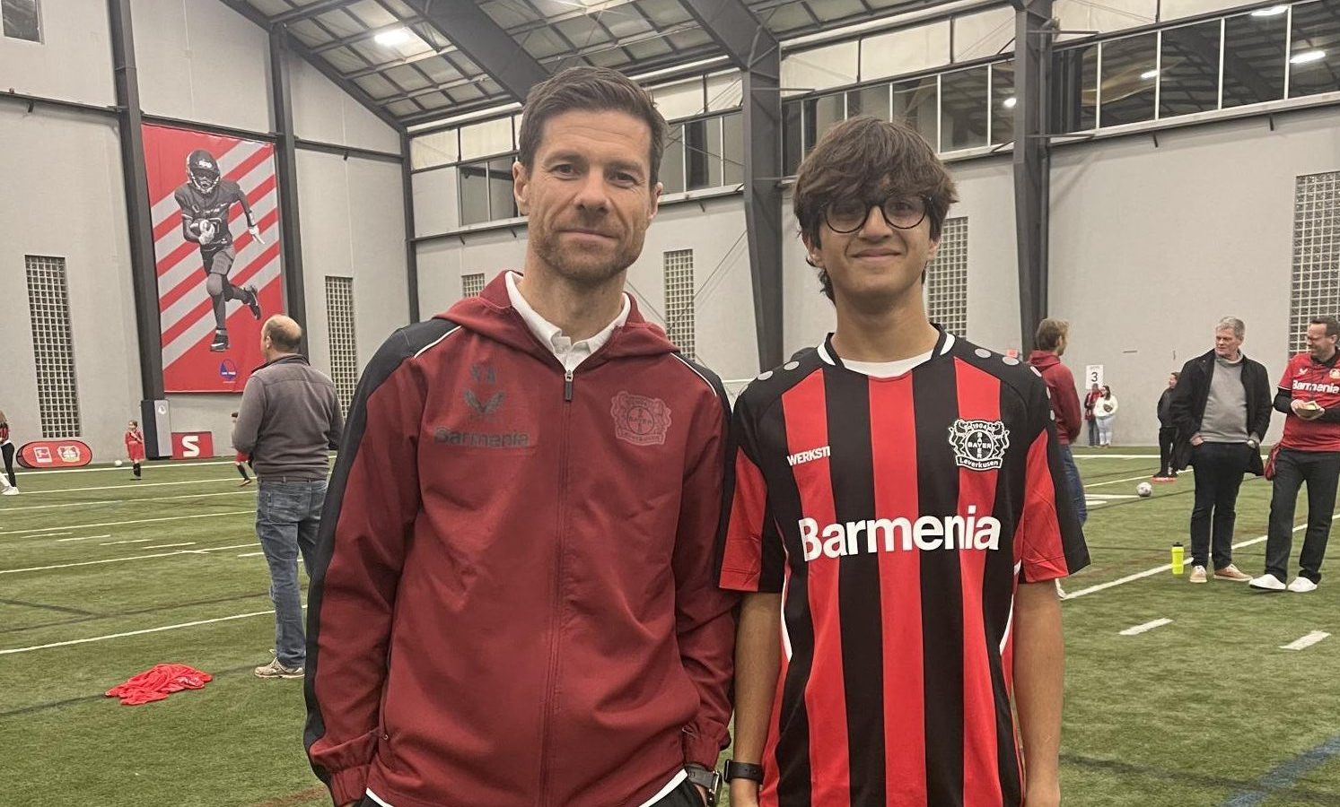 On Novemebr 14th, 2022, Ahmad met Xabi Alonso at the Lou Fusz indoor soccer complex.