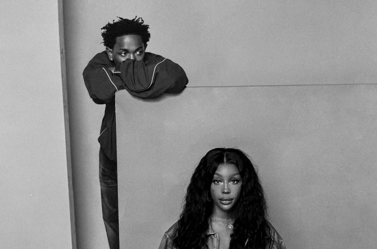 Kendrick Lamar and SZA in a promo photo for their upcoming Grand National Tour. (photo from Billboard)