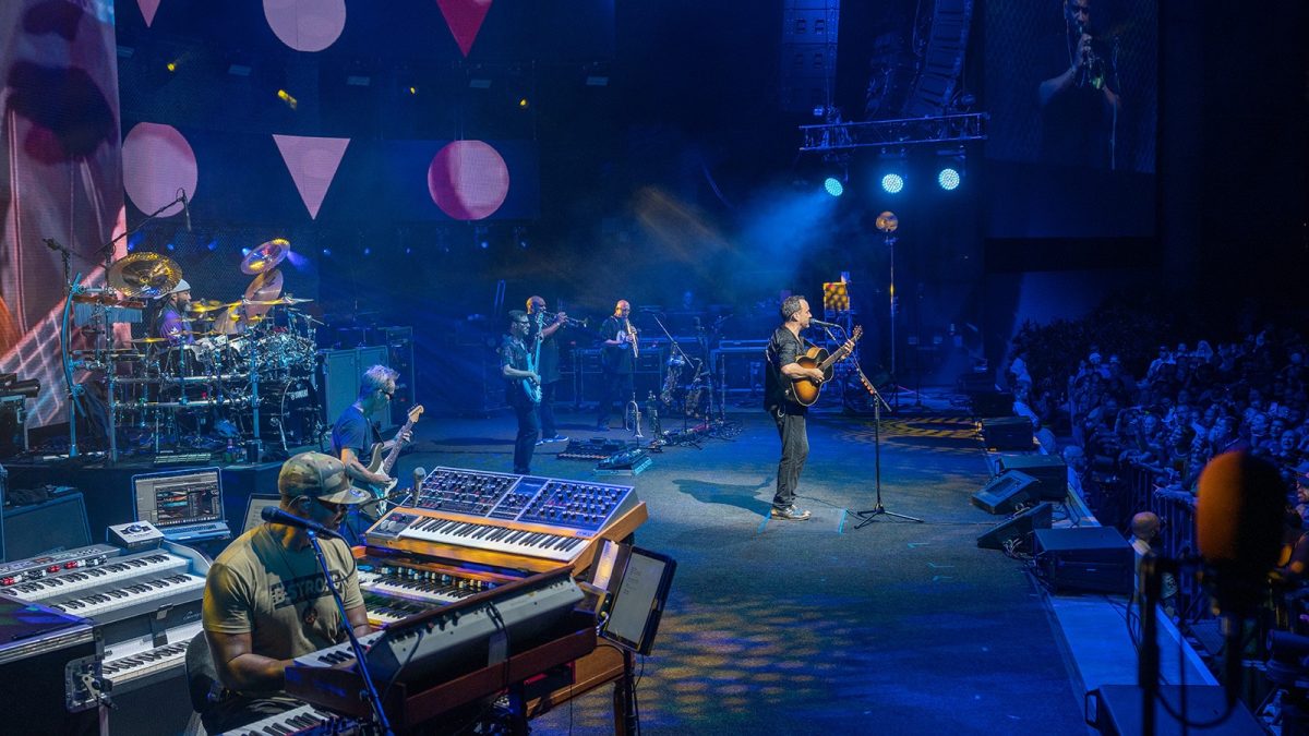 Dave Matthews Band during their 2021 summer concert tour. (photo from Meyer Sound)