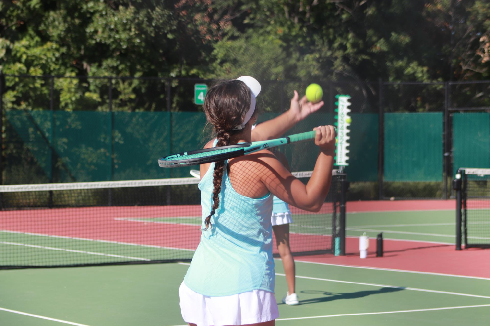 Gallery: Girl's varsity tennis falls to Parkway West