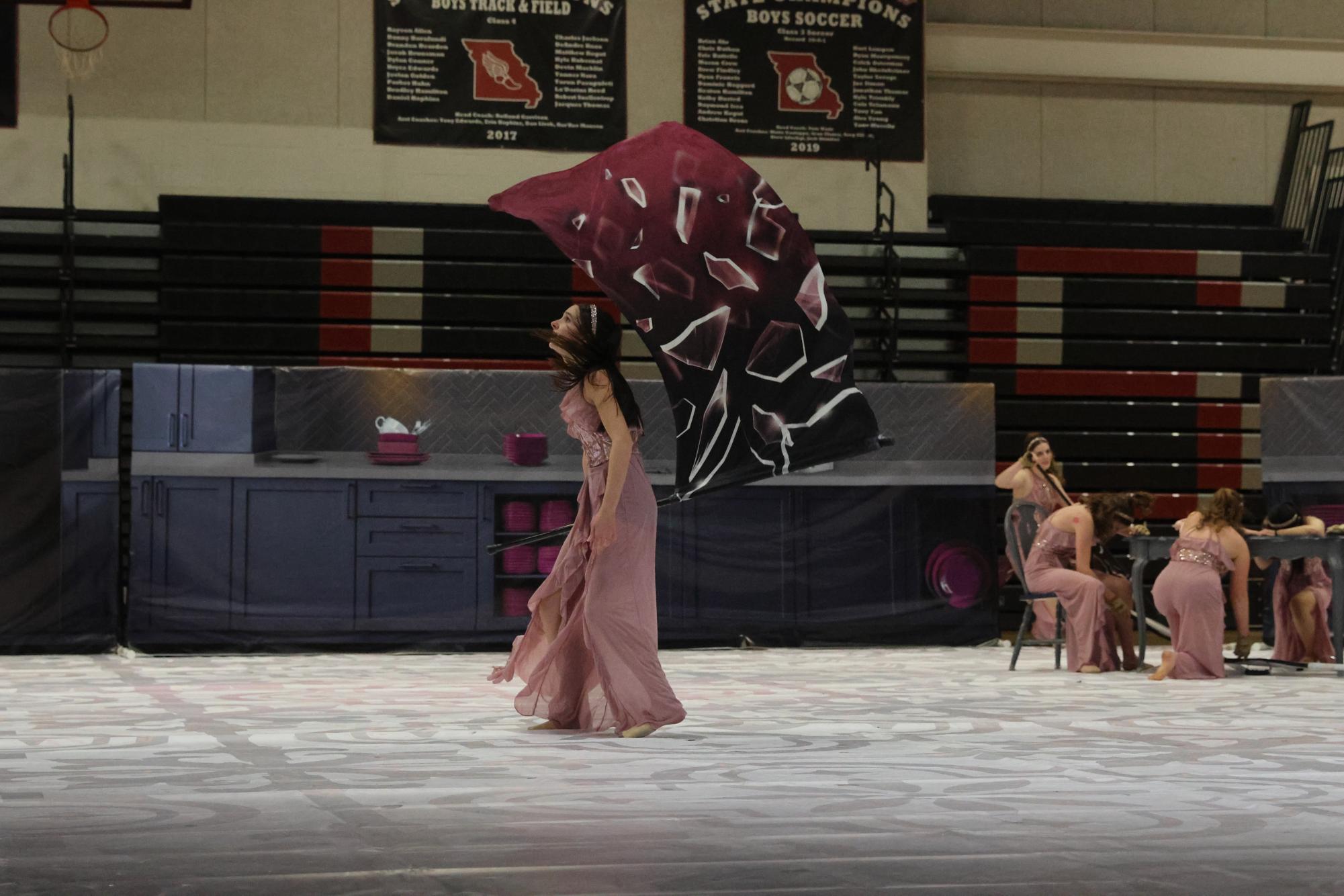 Gallery: Winter guard performs showcase for friends and family