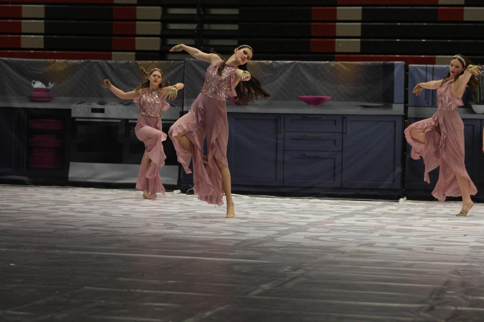 Gallery: Winter guard performs showcase for friends and family