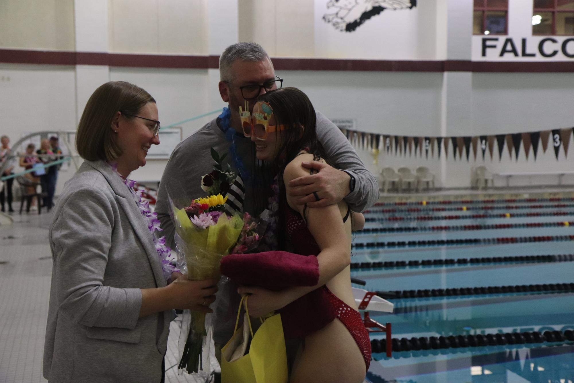 Gallery: Girls swim celebrates senior night at meet against Parkway Central