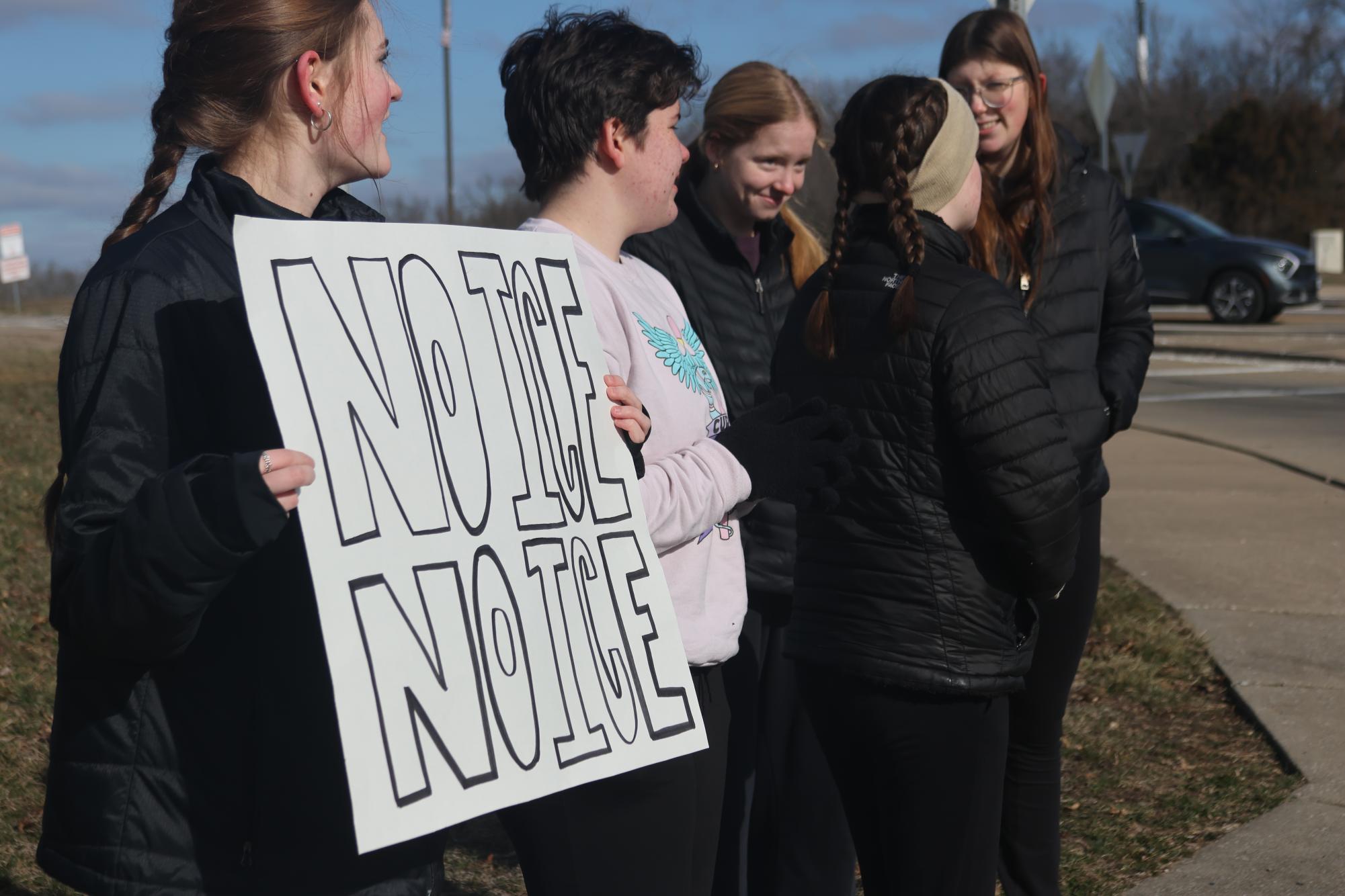 Summit students protest ICE