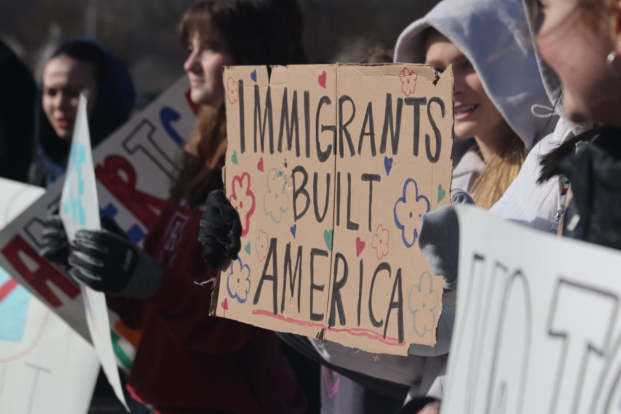 Summit students protest ICE
