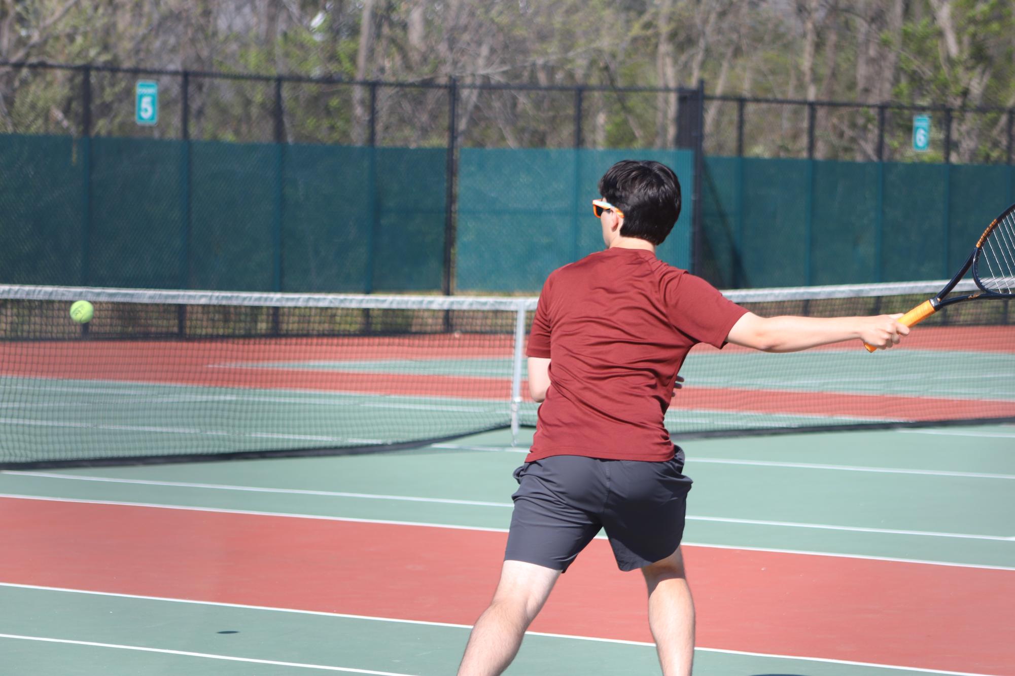 Gallery: Boys tennis defeats Patriots