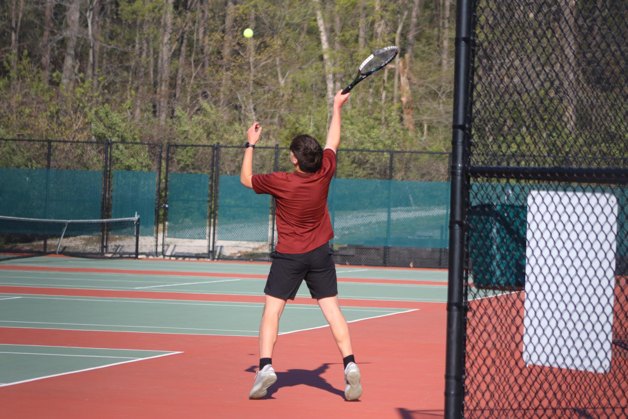 Gallery: Boys tennis defeats Patriots